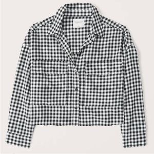A&F Cropped Flannel